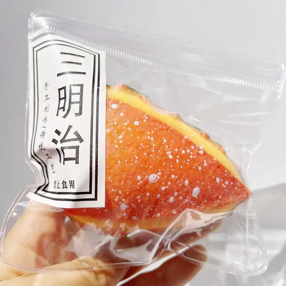 Mini PU Squeeze Toy Slow Rising Mochi Fidget Toy Bread Antistress Stress Relief Toy Boys