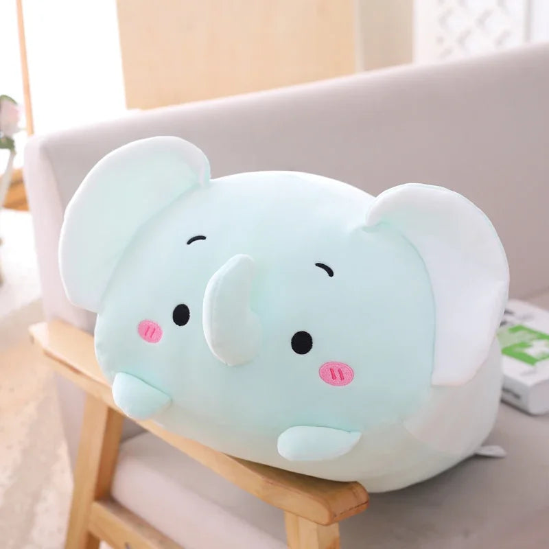 Hot 20/28cm Soft Animals Cartoon Cat Pillows Cushion Lovely Rabbit Stuffed Dog Penguin Pig Frog Plush Toy Birthyday Gift