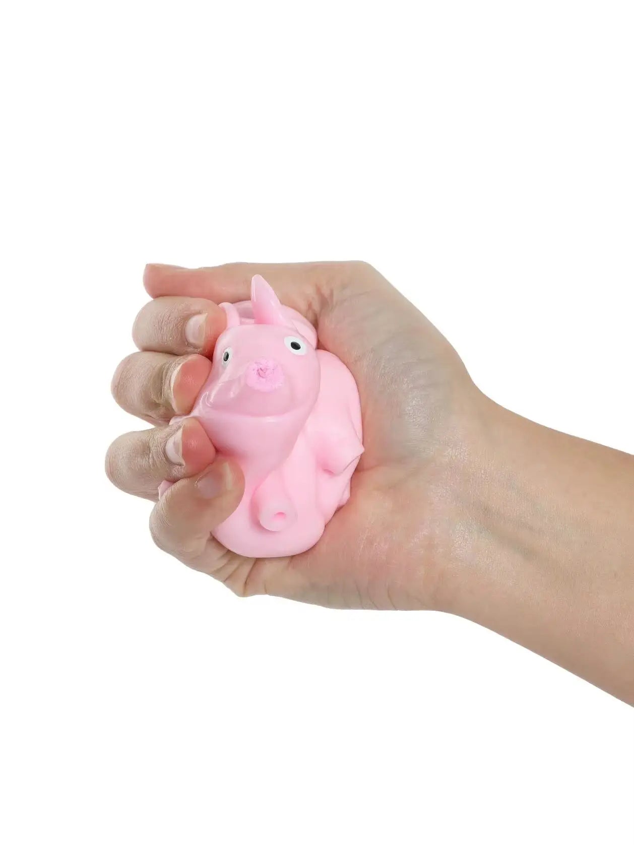 Pack of 3 Stretchy Pig Toy  Pink Squishy Toy Pig - Kids Squishy Fun Christmas Stocking Filler Childs Party Bag Fidget Games