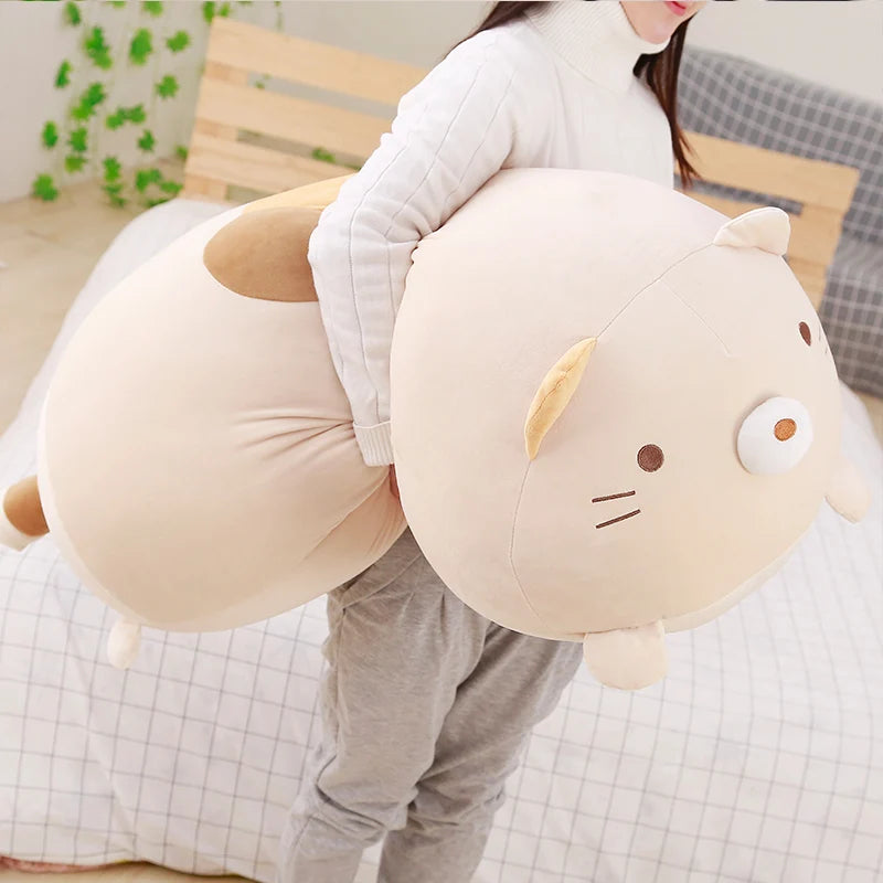 Hot 20/28cm Soft Animals Cartoon Cat Pillows Cushion Lovely Rabbit Stuffed Dog  Penguin Pig Frog Plush Toy Birthyday Gift