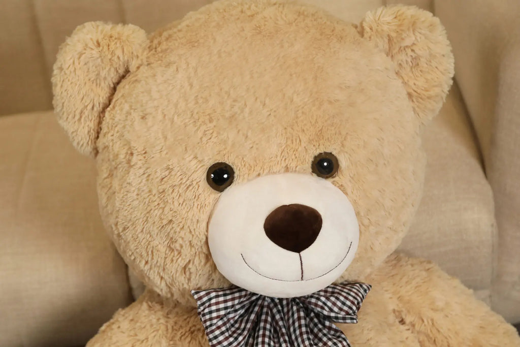 Giant 105cm Soft Teddy Bear Plush Toys White&Pink&Brown Bear Super Big Hugging Pillow Animal Cushion Children Birthday Gift