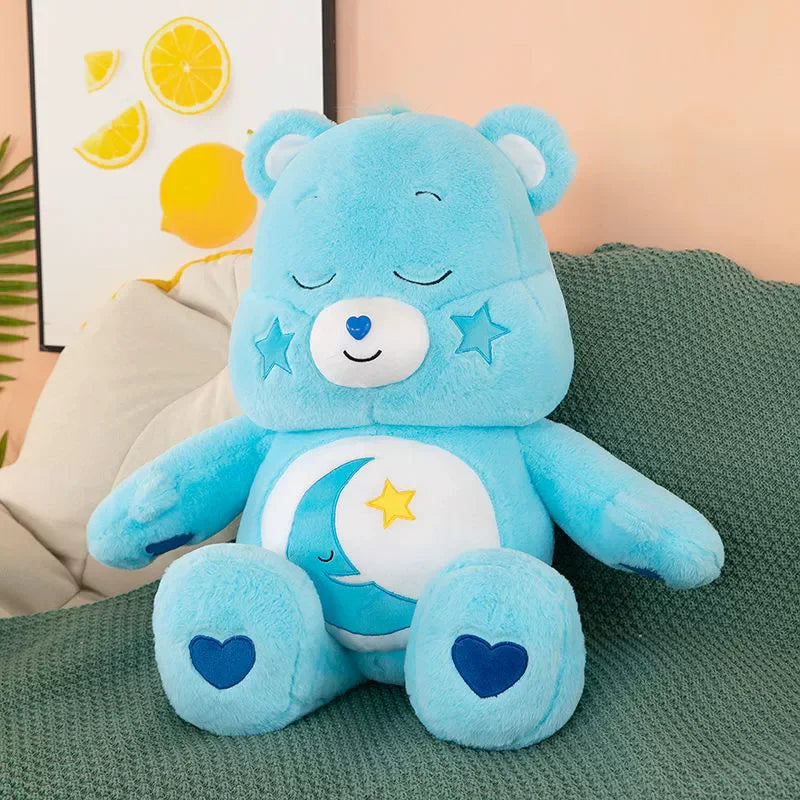 MINISO Rainbow Bear Plush Toys Lovely Care Bears Plush Toys Stuffed Dolls Homdecor Teddy Bear Sleeping Plush Pillows Friend Gift