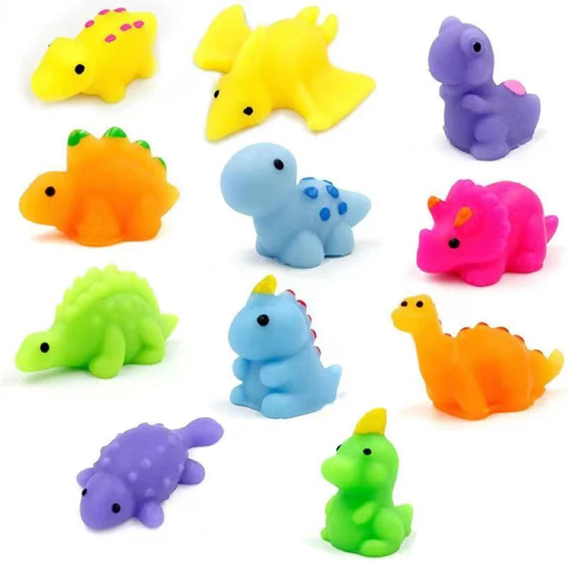Kawaii Dinosaur Mochi Squishy Toys Squeeze Sensory Fidget Stress Relief ADHD Autism Anxiety Therapy Kids Toys Party Favors