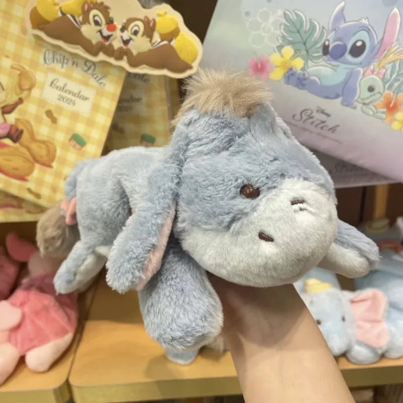 Disney Strawberry Bear Lotso Piglet Eeyore Plush Doll Shaped Cute Cartoon Student Stationery Storage Bag Holiday Gift Plush Toy