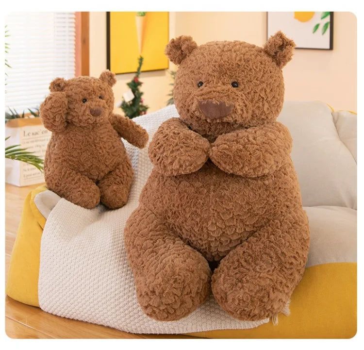 New teddy bear plush toy furnishings birthday gift stuffed bear doll tide play toys