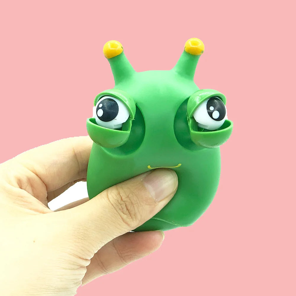 Flippy Brain Squishy Eye Popping Squeeze Fidget Splat Toy Stress and Anxiety Relief Ball Anti-Anxiety Focusing Toys Gift for Kid