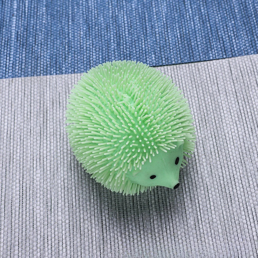 Hedgehog Squeeze Ball Pinch Funny Cute Doll Toy Spiky Balls Toy Glitter Sensory Fidget Toy Stress Relief for People Best Gift