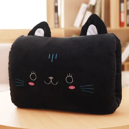 kids cute gift Winter Cartoon Plush Toys Hand Warmer Cartoon Animals Soft pillow Hand Hold Warm Cushion Gift. Non electrical