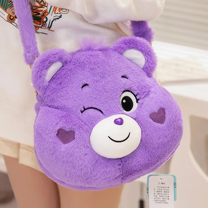 Care Bears Plush Knapsack Teddy Bears Stuffed Doll Kawaii Decor Backpack Cosplay Cosplay Props Lovely Bear Shopping Bags Gifts