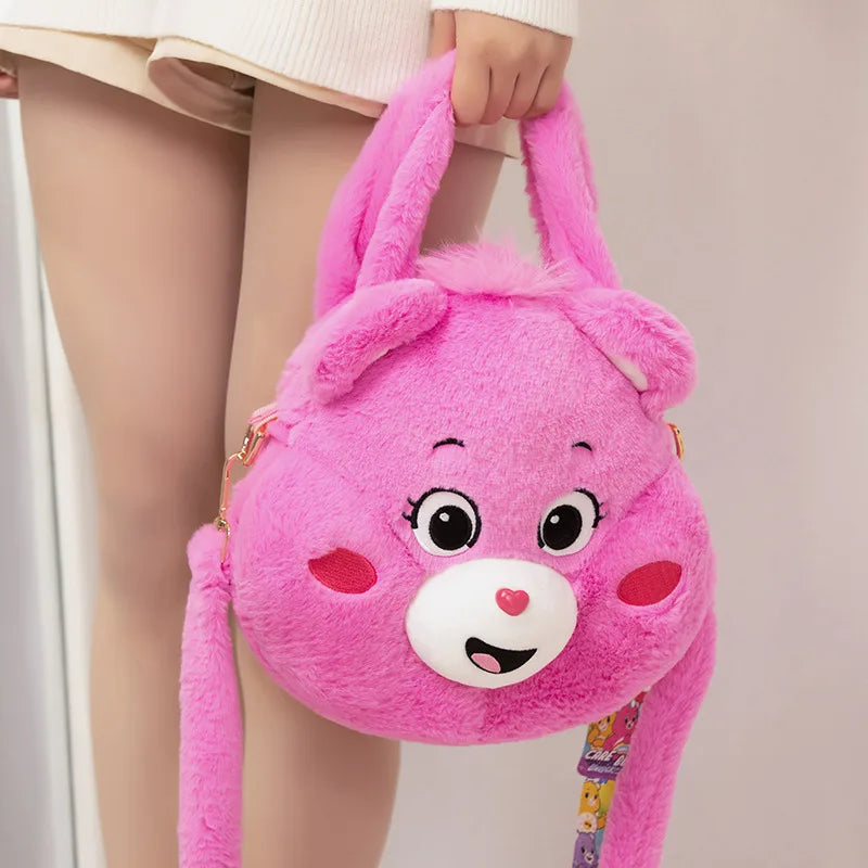 Care Bears Plush Knapsack Teddy Bears Stuffed Doll Kawaii Decor Backpack Cosplay Cosplay Props Lovely Bear Shopping Bags Gifts