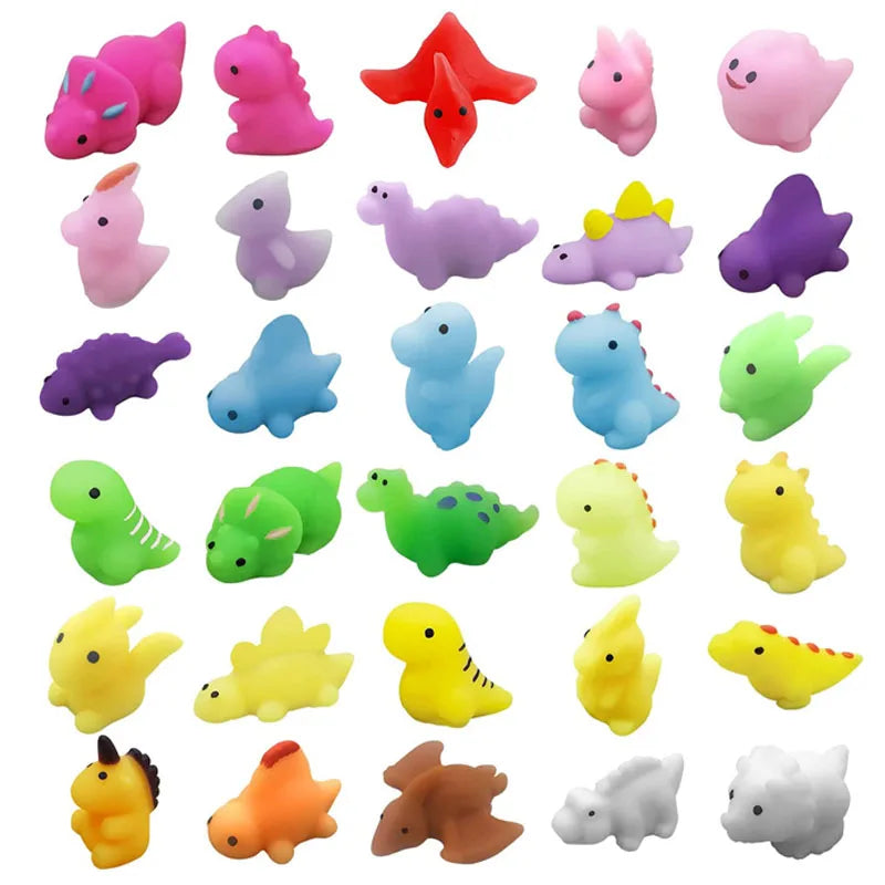 Kawaii Dinosaur Mochi Squishy Toys Squeeze Sensory Fidget Stress Relief ADHD Autism Anxiety Therapy Kids Toys Party Favors