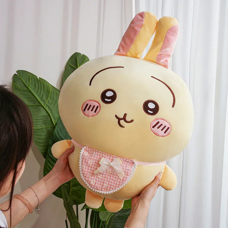 Cartoon Usachi Chiikawa Wear Clothes Plush Toy Jiikawa Hachi Self-deprecating Bear Stuffed Doll Home Decor Pillow Kids Gifts
