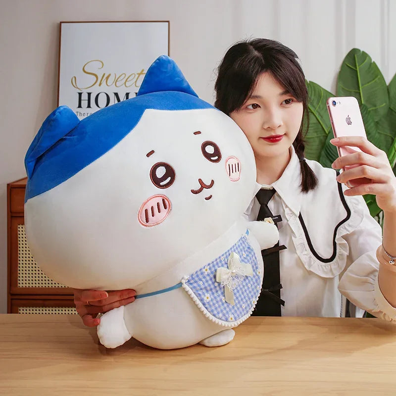 Cartoon Usachi Chiikawa Wear Clothes Plush Toy Jiikawa Hachi Self-deprecating Bear Stuffed Doll Home Decor Pillow Kids Gifts