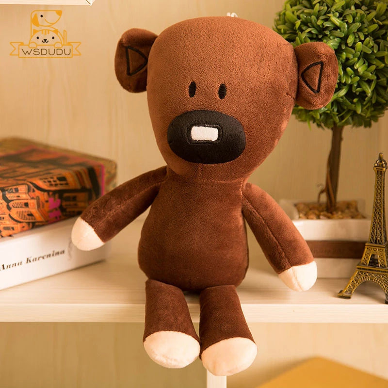Cute Classic Comedy Teddy Bear Plush Doll Cartoon Stuffed Animal Toy Baby Soft Pillow Collectible Sofa Bed Decor Kids Adult Gift