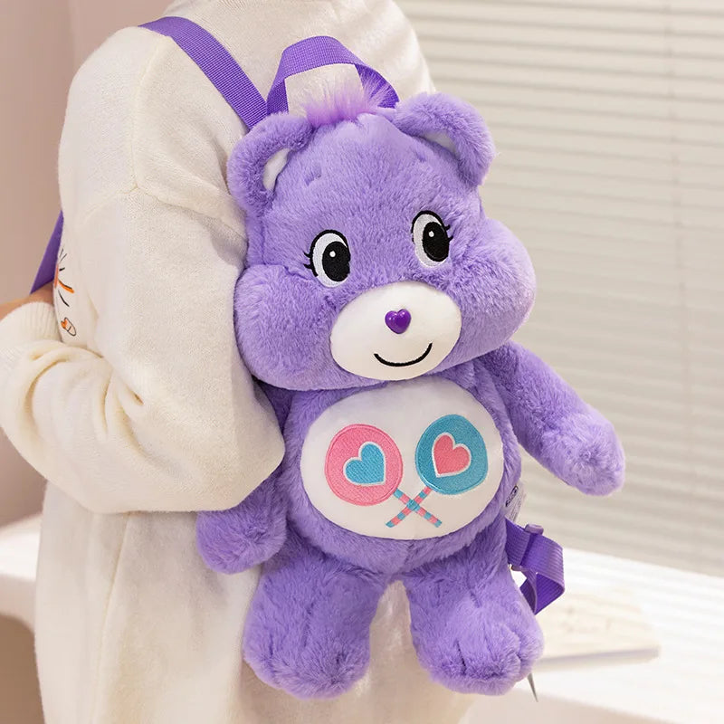 Care Bears Plush Knapsack Teddy Bears Stuffed Doll Kawaii Decor Backpack Cosplay Cosplay Props Lovely Bear Shopping Bags Gifts