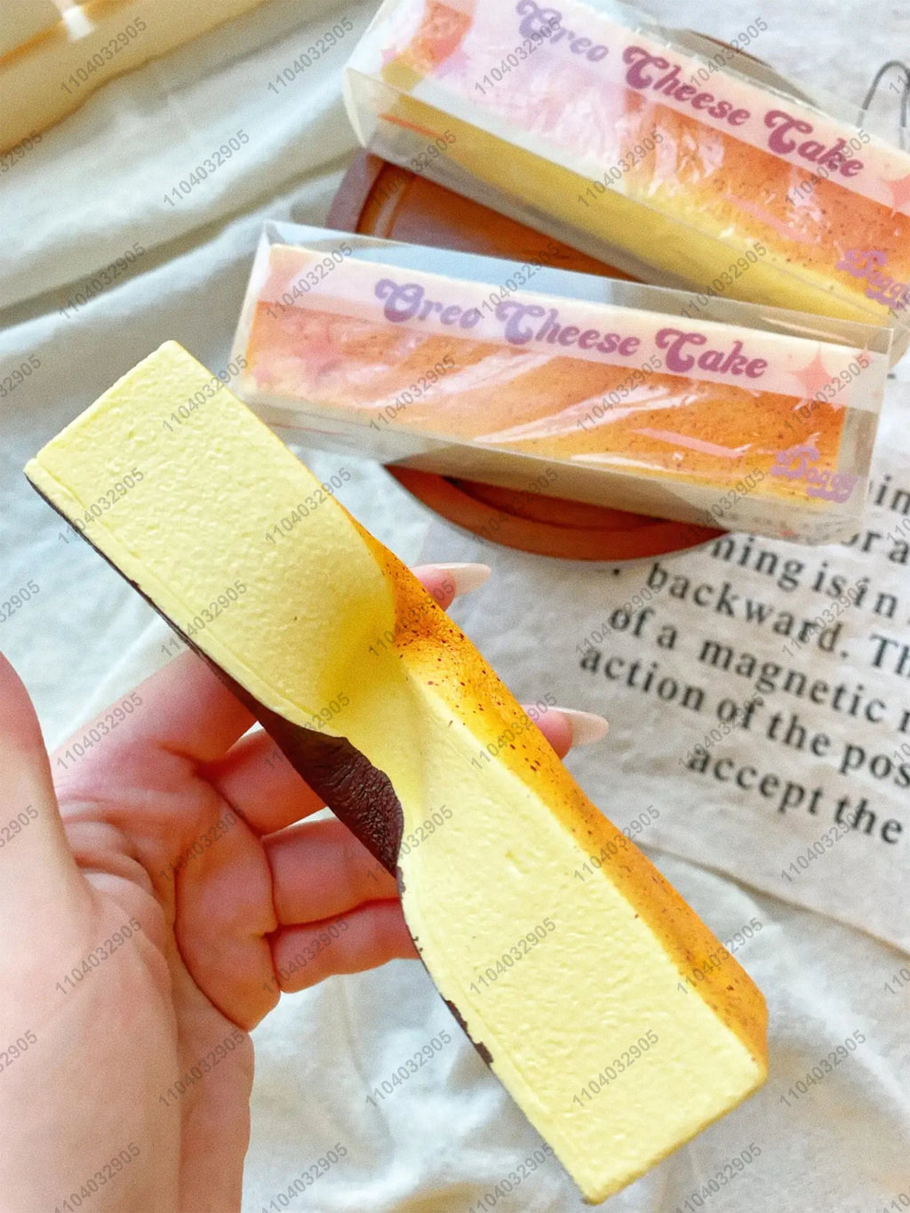 Butter Stick Squishy Toy Slow Rising Squeeze Toy Butter Bar Brick Squishy Fidget Toy Anti Stress Release Hand Relax Gift Toy