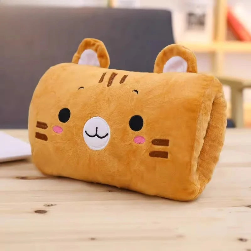 kids cute gift winter cartoon plush suho hand pillow hand warmer, weak hero class 1 arm pillow, Travel necessities desk nap