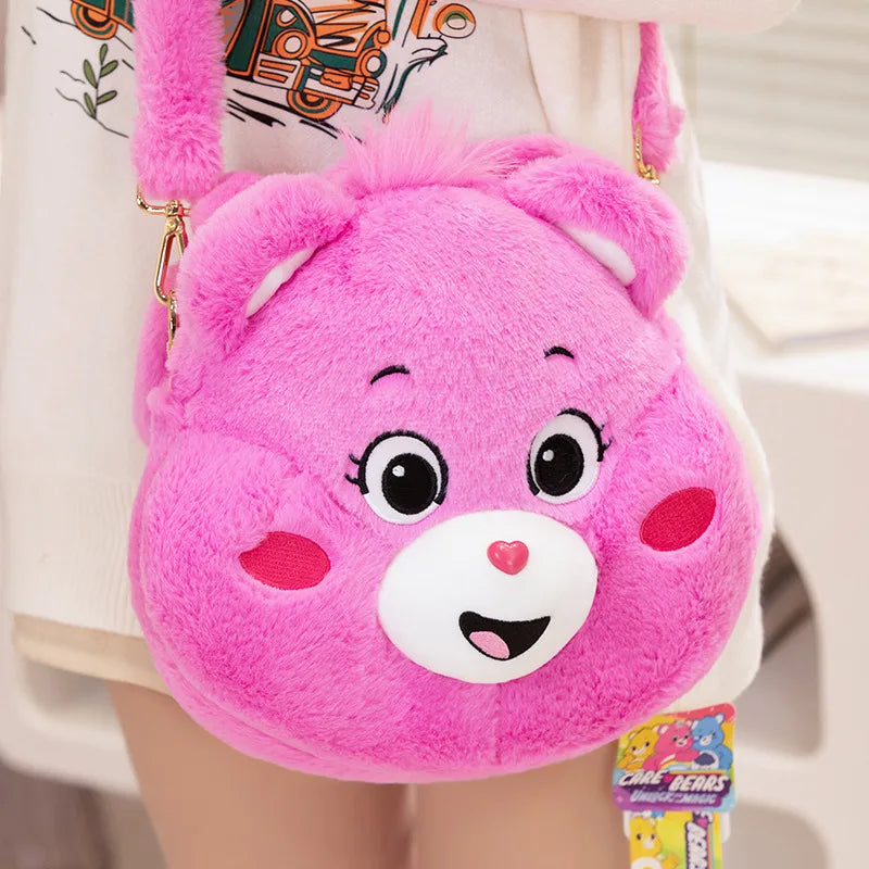 Care Bears Plush Knapsack Teddy Bears Stuffed Doll Kawaii Decor Backpack Cosplay Cosplay Props Lovely Bear Shopping Bags Gifts