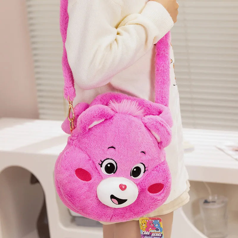 Care Bears Plush Knapsack Teddy Bears Stuffed Doll Kawaii Decor Backpack Cosplay Cosplay Props Lovely Bear Shopping Bags Gifts