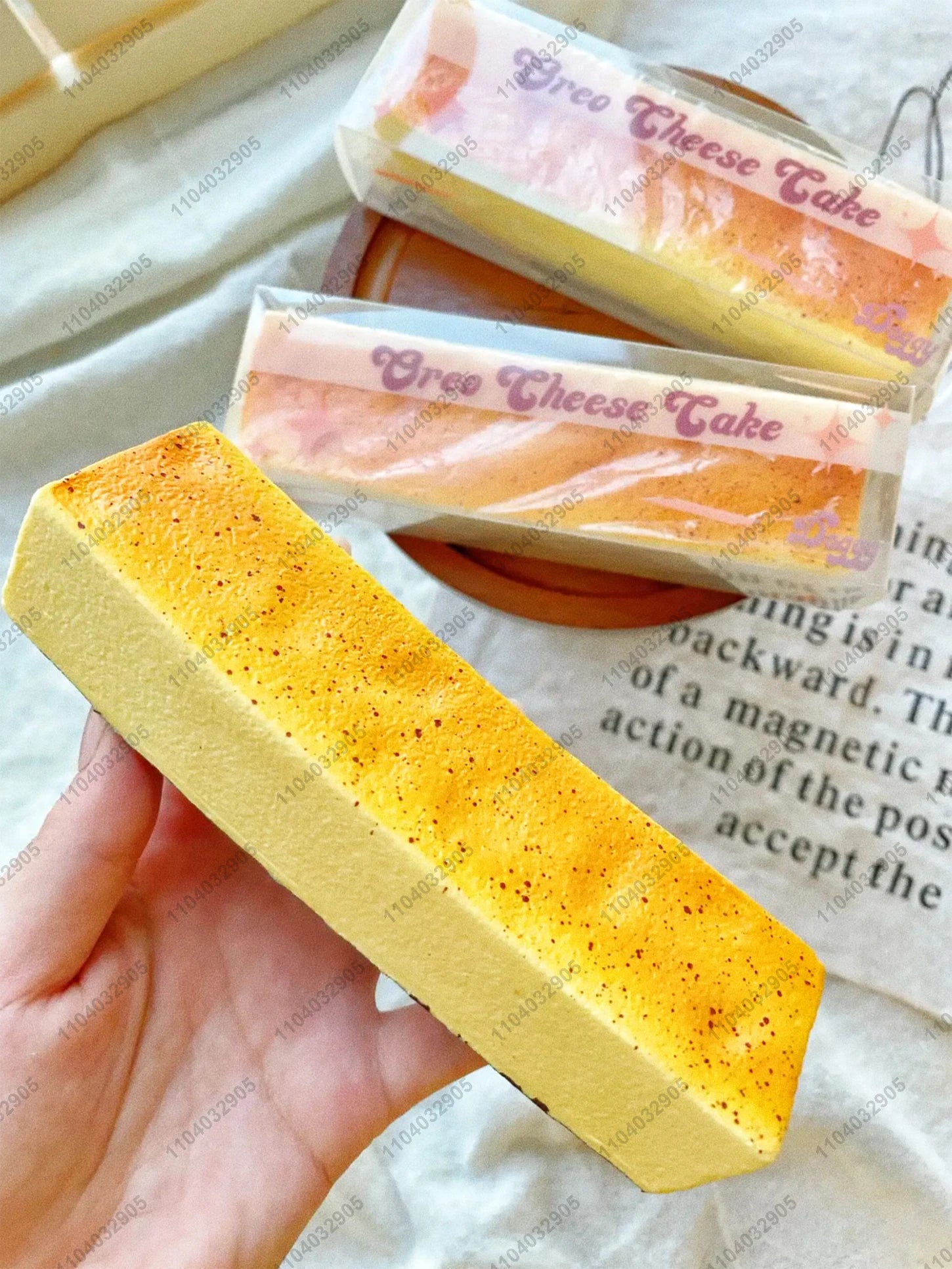 Butter Stick Squishy Toy Slow Rising Squeeze Toy Butter Bar Brick Squishy Fidget Toy Anti Stress Release Hand Relax Gift Toy