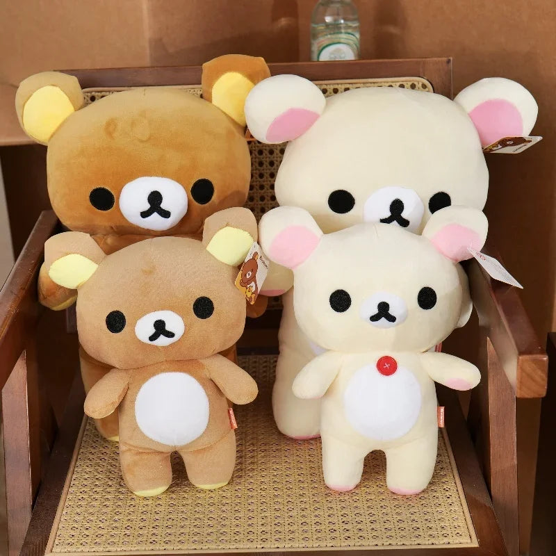 Rilakkuma Plush collection Teddy Bear Peluche Lovely Anime Bear Stuffed Doll Kawaii Room Decor  Soft Birthday Gifts Xmas Present