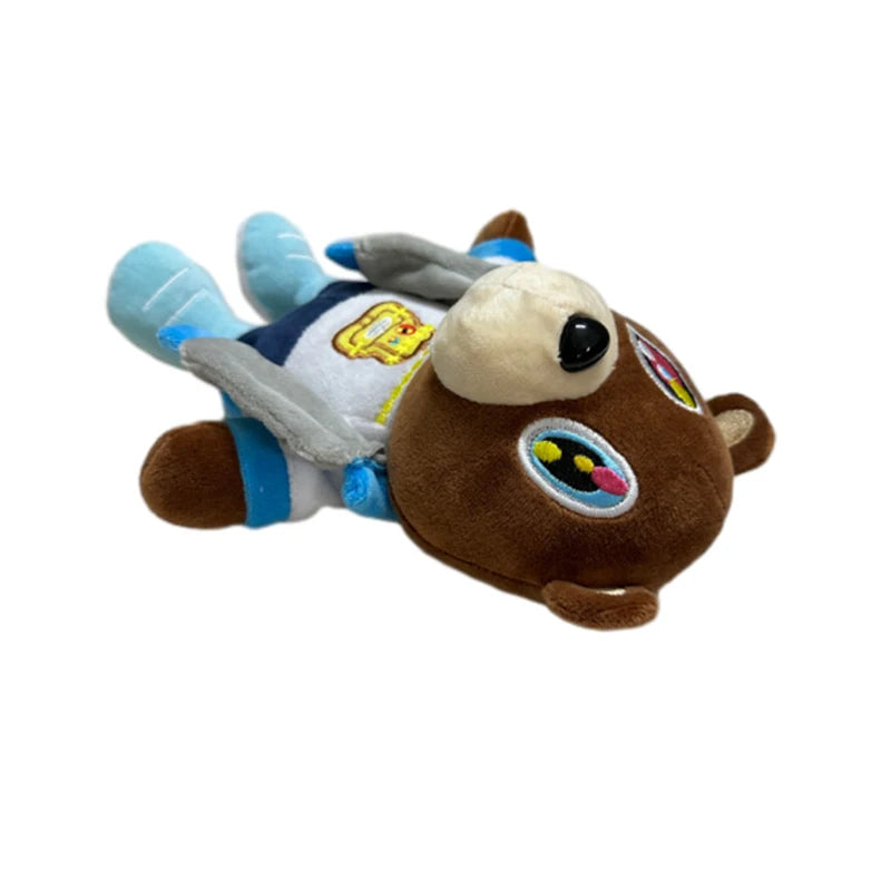 26CM Kanye Teddy Bear Plush Toys Cartoon Stuffed Soft Bear Dolls Life-like Cute Suit Vest Blue Camouflage Kanye Toys Pillow Gift