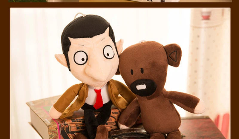 Cute Classic Comedy Teddy Bear Plush Doll Cartoon Stuffed Animal Toy Baby Soft Pillow Collectible Sofa Bed Decor Kids Adult Gift