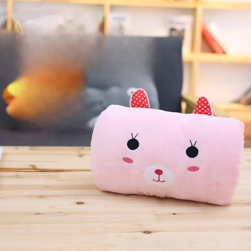 kids cute gift winter cartoon plush suho hand pillow hand warmer, weak hero class 1 arm pillow, Travel necessities desk nap