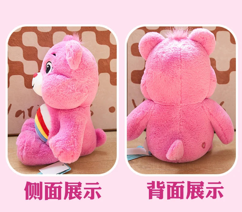 Sakura Rainbow Bear Plush Toys Lovely Care Bears Plush Toys Stuffed Dolls Homdecor Teddy Bear Sleeping Plush Pillows Gift