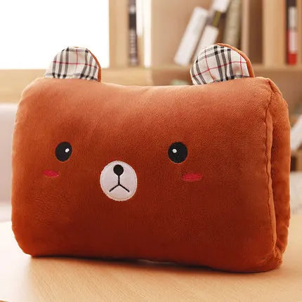kids cute gift Winter Cartoon Plush Toys Hand Warmer Cartoon Animals Soft pillow Hand Hold Warm Cushion Gift. Non electrical