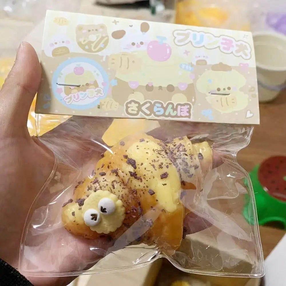 Mini PU Squeeze Toy Slow Rising Mochi Fidget Toy Bread Antistress Stress Relief Toy Boys