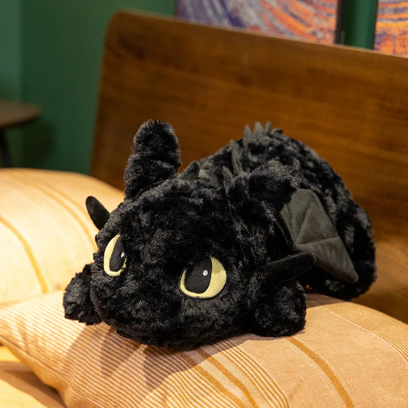 55/70cm Cute Little Dragon Doll Stuffed Plush Toy Simulation Cartoon Anime Soft Sofa Bed Pillow Cushion Kids Xmas Birthday Gift
