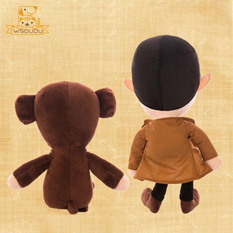 Cute Classic Comedy Teddy Bear Plush Doll Cartoon Stuffed Animal Toy Baby Soft Pillow Collectible Sofa Bed Decor Kids Adult Gift