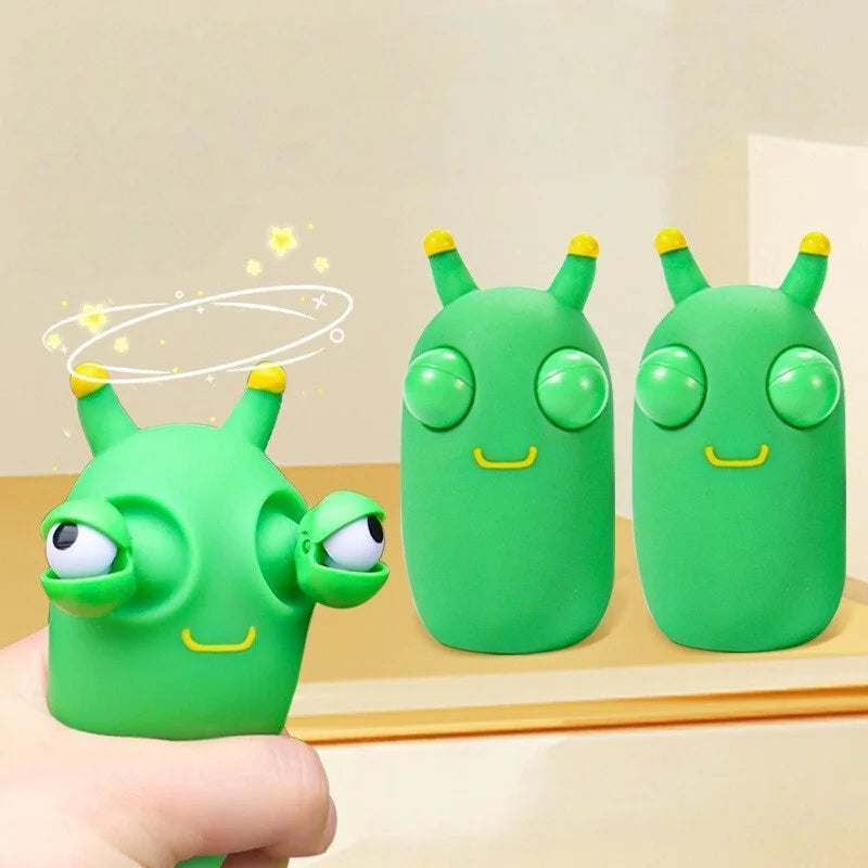 Flippy Brain Squishy Eye Popping Squeeze Fidget Splat Toy Stress and Anxiety Relief Ball Anti-Anxiety Focusing Toys Gift for Kid
