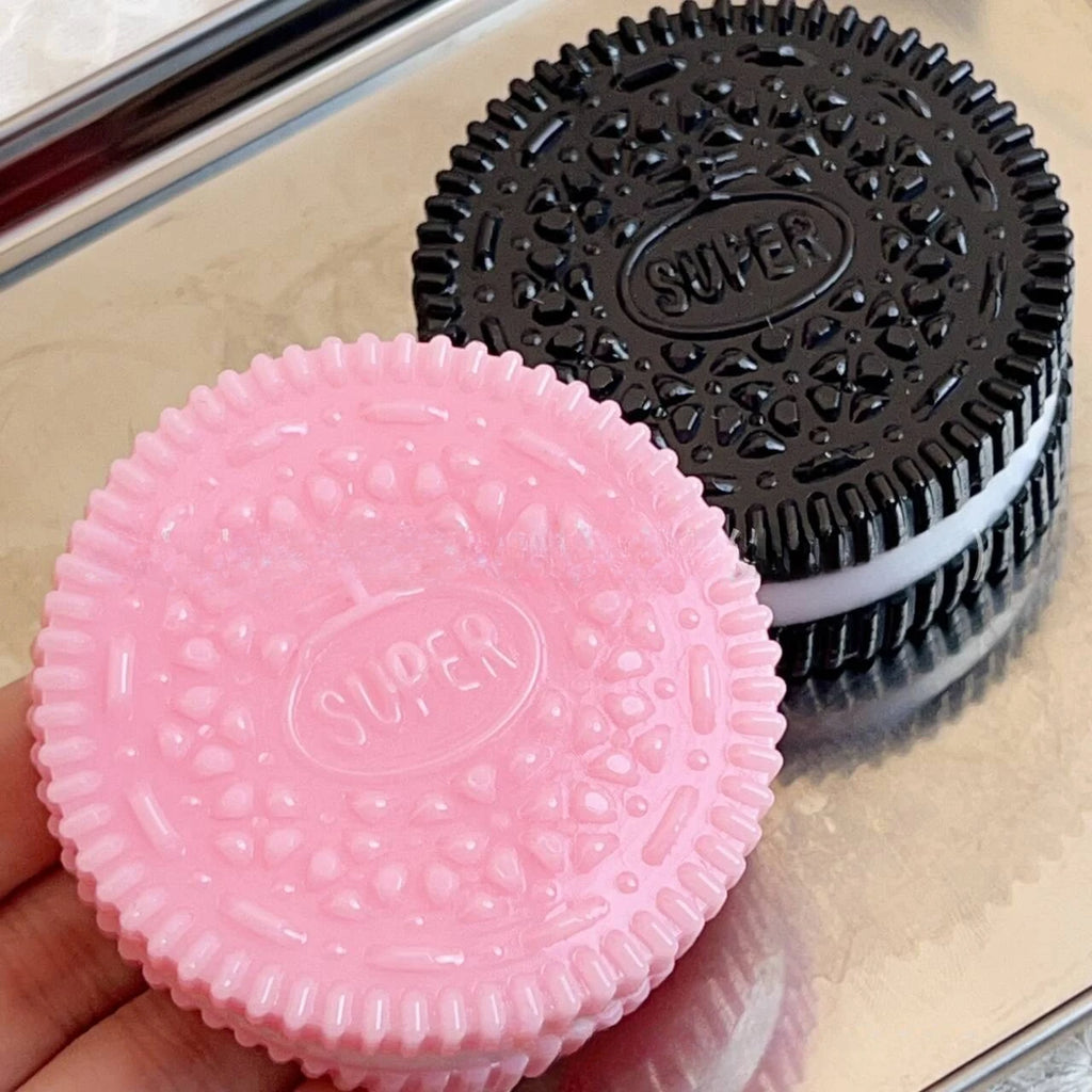 Squishy Handmade Silicone Cookies Fidget Toy Slow Rebound Stress Relief Pinch Decompression Squeeze Toy for Kids Holiday Gifts