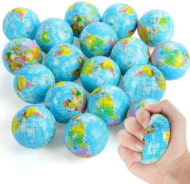 Funny Squeeze Toys Stress Relief PU Foam Squeeze Ball Hand Wrist Exercise Sponge Toys For Kids Adults Child Creative Gifts