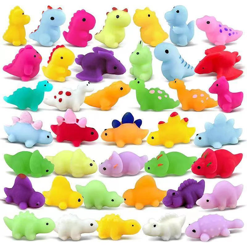 Kawaii Dinosaur Mochi Squishy Toys Squeeze Sensory Fidget Stress Relief ADHD Autism Anxiety Therapy Kids Toys Party Favors