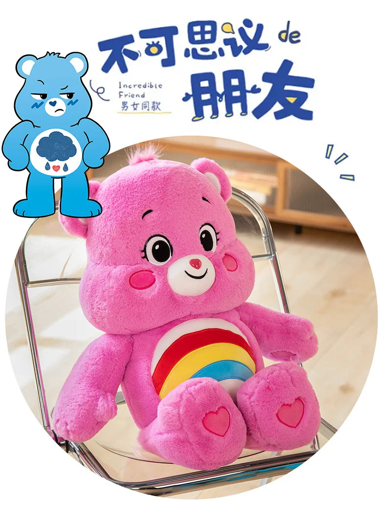 Sakura Rainbow Bear Plush Toys Lovely Care Bears Plush Toys Stuffed Dolls Homdecor Teddy Bear Sleeping Plush Pillows Gift