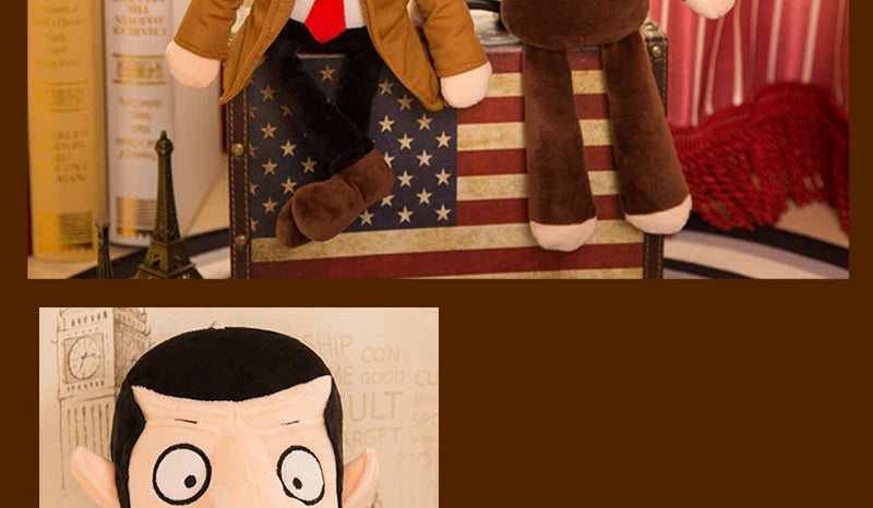 Cute Classic Comedy Teddy Bear Plush Doll Cartoon Stuffed Animal Toy Baby Soft Pillow Collectible Sofa Bed Decor Kids Adult Gift