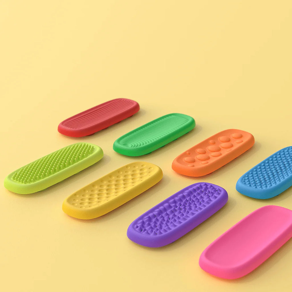 Silicone Sensory Relax Bars Fidget Toy Stress Relief Squeeze Toys Anxiety Calming Decompression Sensory Strip for Kids Adults