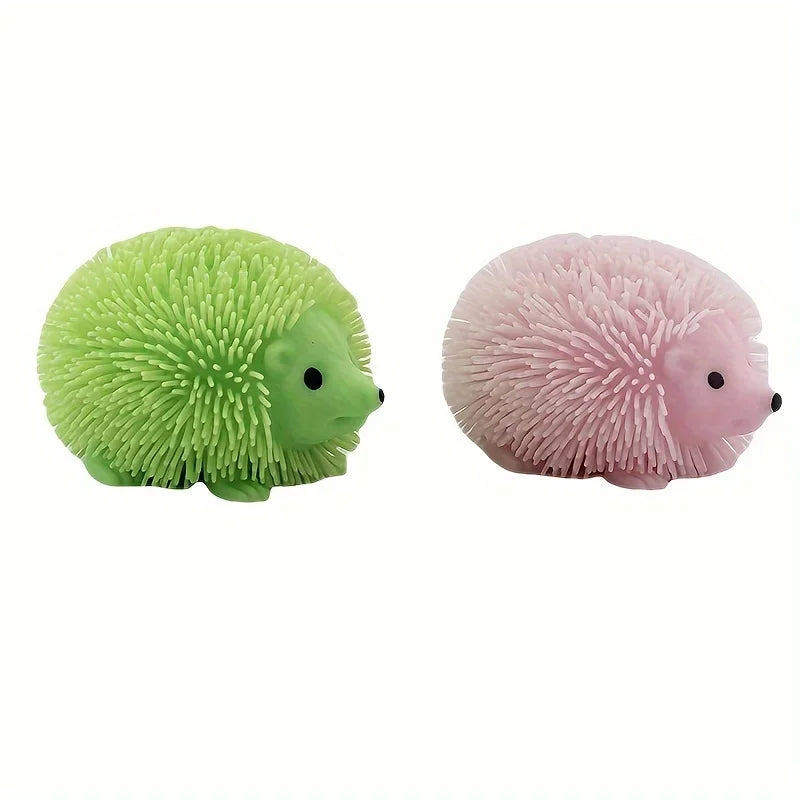 Hedgehog Squeeze Ball Pinch Funny Cute Doll Toy Spiky Balls Toy Glitter Sensory Fidget Toy Stress Relief for People Best Gift
