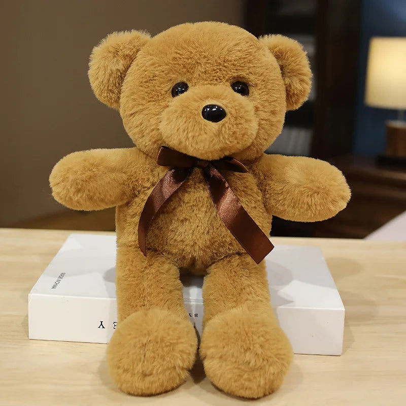 30cm 16 Styles Bear Plush Toy Soft Stuffed Animal Doll Small Pink Gray White Teddy Bear Doll Lovely Birthday Gifts For Girl Boy
