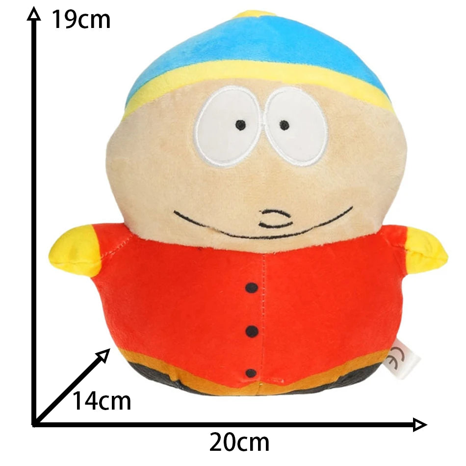 20cm Anime Cartoon South Park Character Cartman Stan Butters Plush Doll Boy Kid Stuffed Toy For Children Christmas Gifts pillow