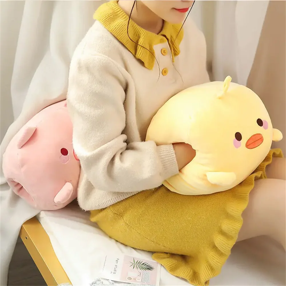 kids cute gift Winter Cartoon Plush Toys Hand Warmer Cartoon Animals Soft pillow Hand Hold Warm Cushion Gift. Non electrical