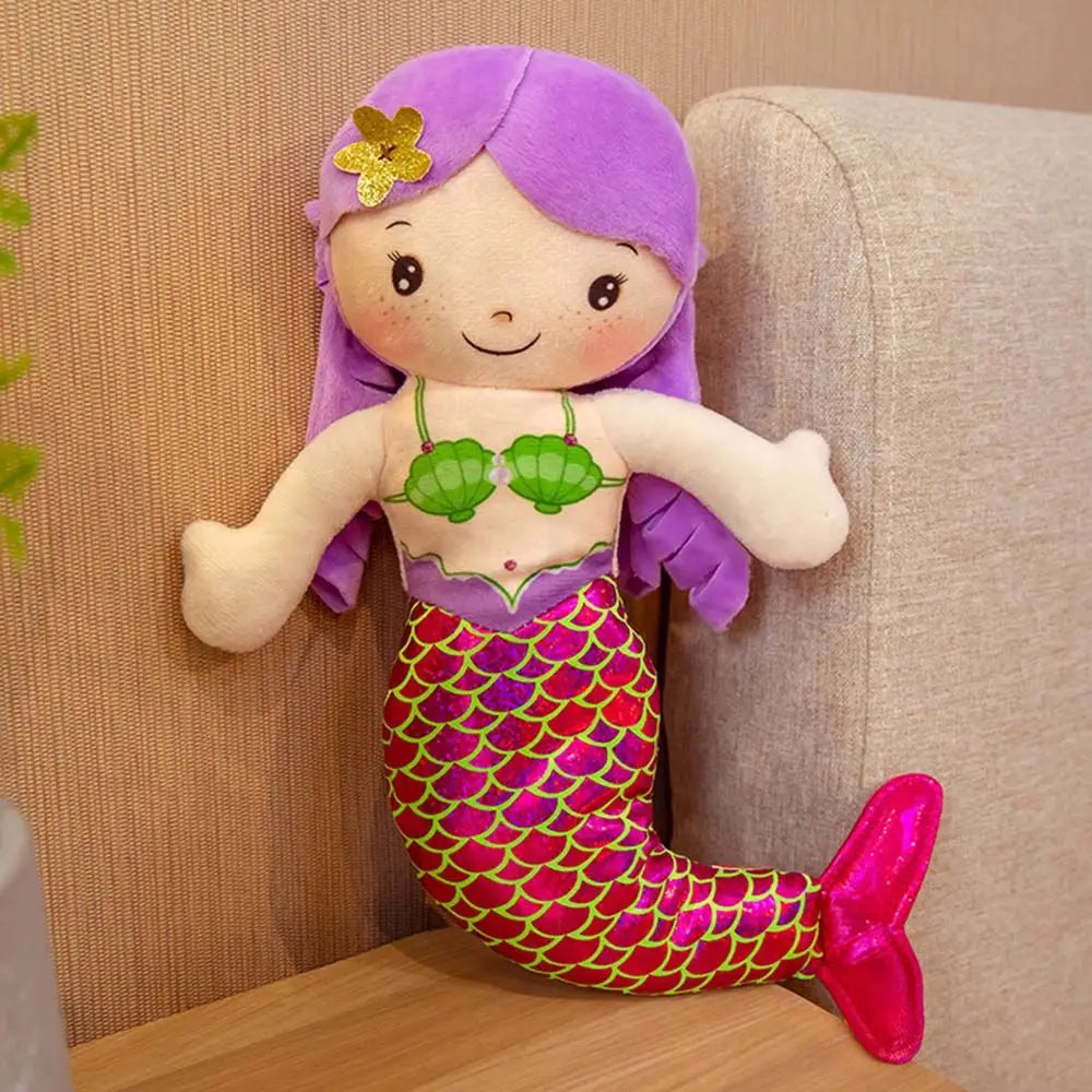 1PC 30cm Cartoon Mermaid Plush Doll Toy Mini Pillow Plush Toys for Birthday Gifts