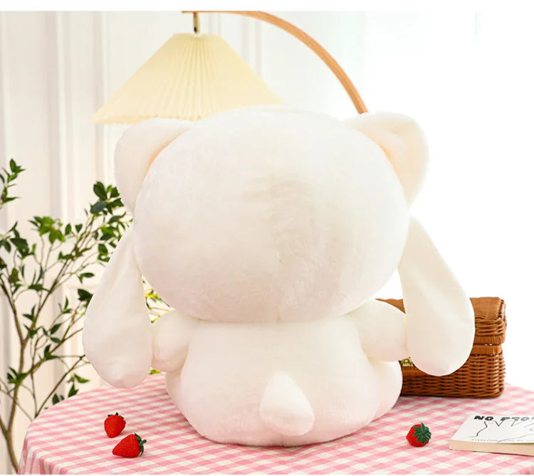 Sanrio Cinnamoroll Dog Cute Transformation into White Bear Kawaii Plush Toy Girl Cloth Doll Plush Birthday Gift for Best Friends
