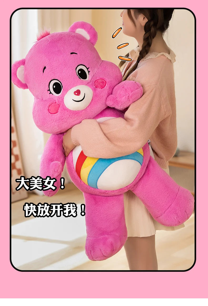 Sakura Rainbow Bear Plush Toys Lovely Care Bears Plush Toys Stuffed Dolls Homdecor Teddy Bear Sleeping Plush Pillows Gift