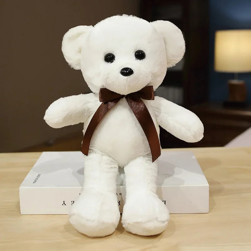 30cm 16 Styles Bear Plush Toy Soft Stuffed Animal Doll Small Pink Gray White Teddy Bear Doll Lovely Birthday Gifts For Girl Boy