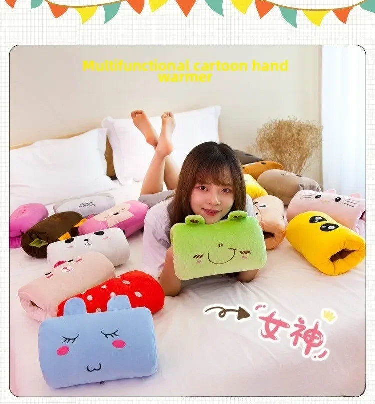 kids cute gift winter cartoon plush suho hand pillow hand warmer, weak hero class 1 arm pillow, Children's Gift