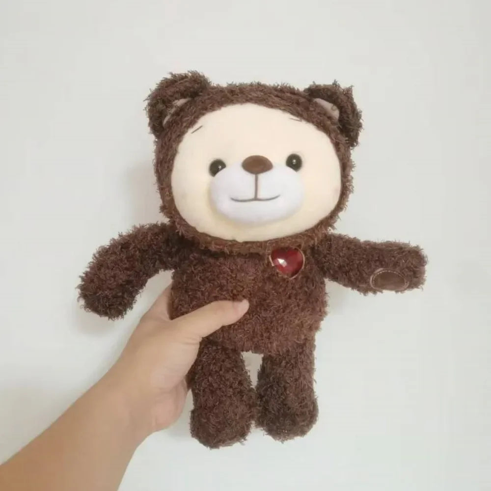 25/35cm Rainbow Ruby Teddy Bear Plush Toy Kawaii Stuffed Animal Bear Dolls Cute Ruby Bear Soft Toy for Children Birthday Gifts